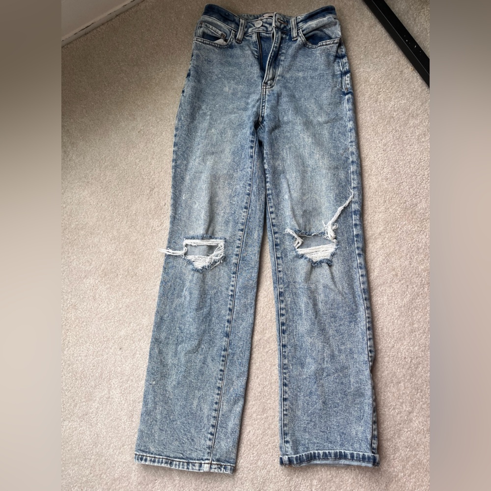 so, woman’s baggy dad jeans, size 1/25